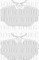 Borg & Beck BBP1507 - Juego de pastillas de freno