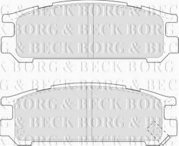 Borg & Beck BBP1508 - Juego de pastillas de freno