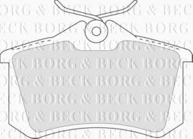 Borg & Beck BBP1512 - Juego de pastillas de freno
