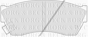 Borg & Beck BBP1529 - Juego de pastillas de freno