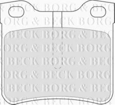 Borg & Beck BBP1539 - Juego de pastillas de freno