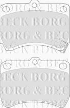 Borg & Beck BBP1553 - Juego de pastillas de freno