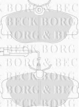 Borg & Beck BBP1567 - Juego de pastillas de freno