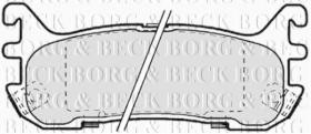Borg & Beck BBP1584 - Juego de pastillas de freno