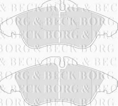 Borg & Beck BBP1588 - Juego de pastillas de freno