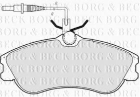 Borg & Beck BBP1601 - Juego de pastillas de freno