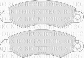 Borg & Beck BBP1606 - Juego de pastillas de freno