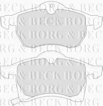 Borg & Beck BBP1612 - Juego de pastillas de freno