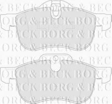 Borg & Beck BBP1614 - Juego de pastillas de freno