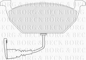 Borg & Beck BBP1617 - Juego de pastillas de freno