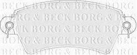 Borg & Beck BBP1621 - Juego de pastillas de freno