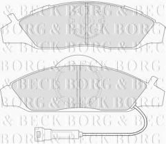 Borg & Beck BBP1633 - Juego de pastillas de freno