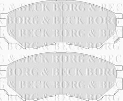 Borg & Beck BBP1637 - Juego de pastillas de freno