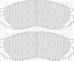 Borg & Beck BBP1637 - Juego de pastillas de freno