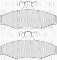 Borg & Beck BBP1650 - Juego de pastillas de freno