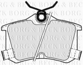 Borg & Beck BBP1653 - Juego de pastillas de freno