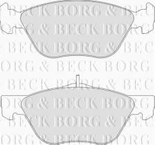 Borg & Beck BBP1654 - Juego de pastillas de freno