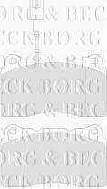 Borg & Beck BBP1655 - Juego de pastillas de freno