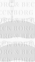 Borg & Beck BBP1655 - Juego de pastillas de freno