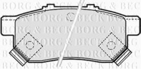Borg & Beck BBP1657 - Juego de pastillas de freno