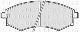 Borg & Beck BBP1658 - Juego de pastillas de freno