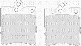 Borg & Beck BBP1665 - Juego de pastillas de freno