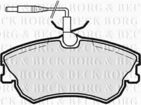 Borg & Beck BBP1675 - Juego de pastillas de freno