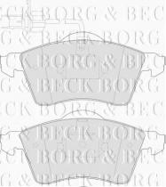 Borg & Beck BBP1692 - Juego de pastillas de freno
