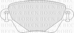 Borg & Beck BBP1707 - Juego de pastillas de freno