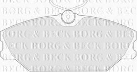 Borg & Beck BBP1708 - Juego de pastillas de freno