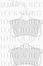 Borg & Beck BBP1721 - Juego de pastillas de freno