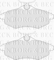 Borg & Beck BBP1727 - Juego de pastillas de freno