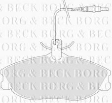 Borg & Beck BBP1730 - Juego de pastillas de freno