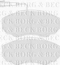 Borg & Beck BBP1736 - Juego de pastillas de freno