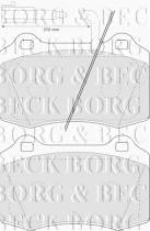 Borg & Beck BBP1737 - Juego de pastillas de freno