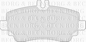 Borg & Beck BBP1752 - Juego de pastillas de freno