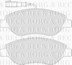 Borg & Beck BBP1754 - Juego de pastillas de freno