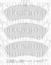 Borg & Beck BBP1755 - Juego de pastillas de freno