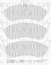 Borg & Beck BBP1755 - Juego de pastillas de freno