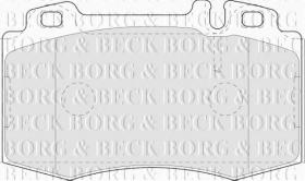 Borg & Beck BBP1756 - Juego de pastillas de freno
