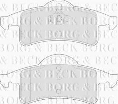 Borg & Beck BBP1782 - Juego de pastillas de freno