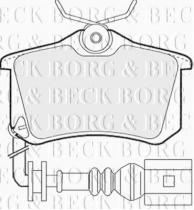 Borg & Beck BBP1824 - Juego de pastillas de freno
