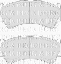 Borg & Beck BBP1827 - Juego de pastillas de freno