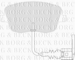 Borg & Beck BBP1855 - Juego de pastillas de freno