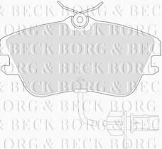 Borg & Beck BBP1856 - Juego de pastillas de freno