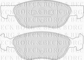 Borg & Beck BBP1859 - Juego de pastillas de freno