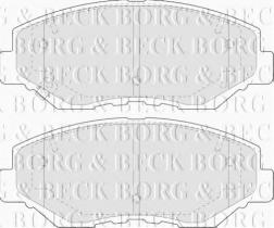 Borg & Beck BBP1860 - Juego de pastillas de freno