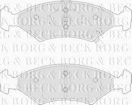 Borg & Beck BBP1865 - Juego de pastillas de freno