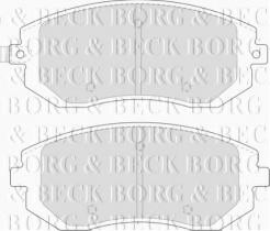 Borg & Beck BBP1905 - Juego de pastillas de freno