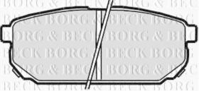 Borg & Beck BBP1925 - Juego de pastillas de freno